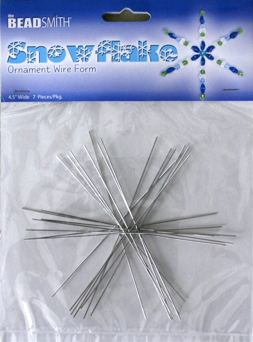 Beadsmith SnowFlake 3.75", 4.5" and 6" Inches, Snow Flake by Bead Smith