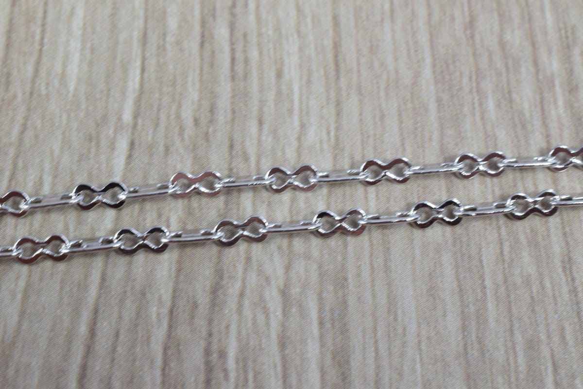 Rhodium Filled White Gold Filled Chain 17.5" Inch CS29 Item#42274