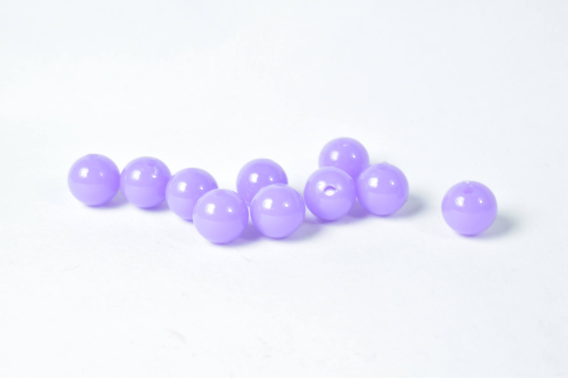 8mm Purple Beads Light Purple Ice Cream Pastel/Plastic/Acrylic Beads/Gumball beads/Round beads 8mm Acrylic beads/Solid beads,Fairy kei beads