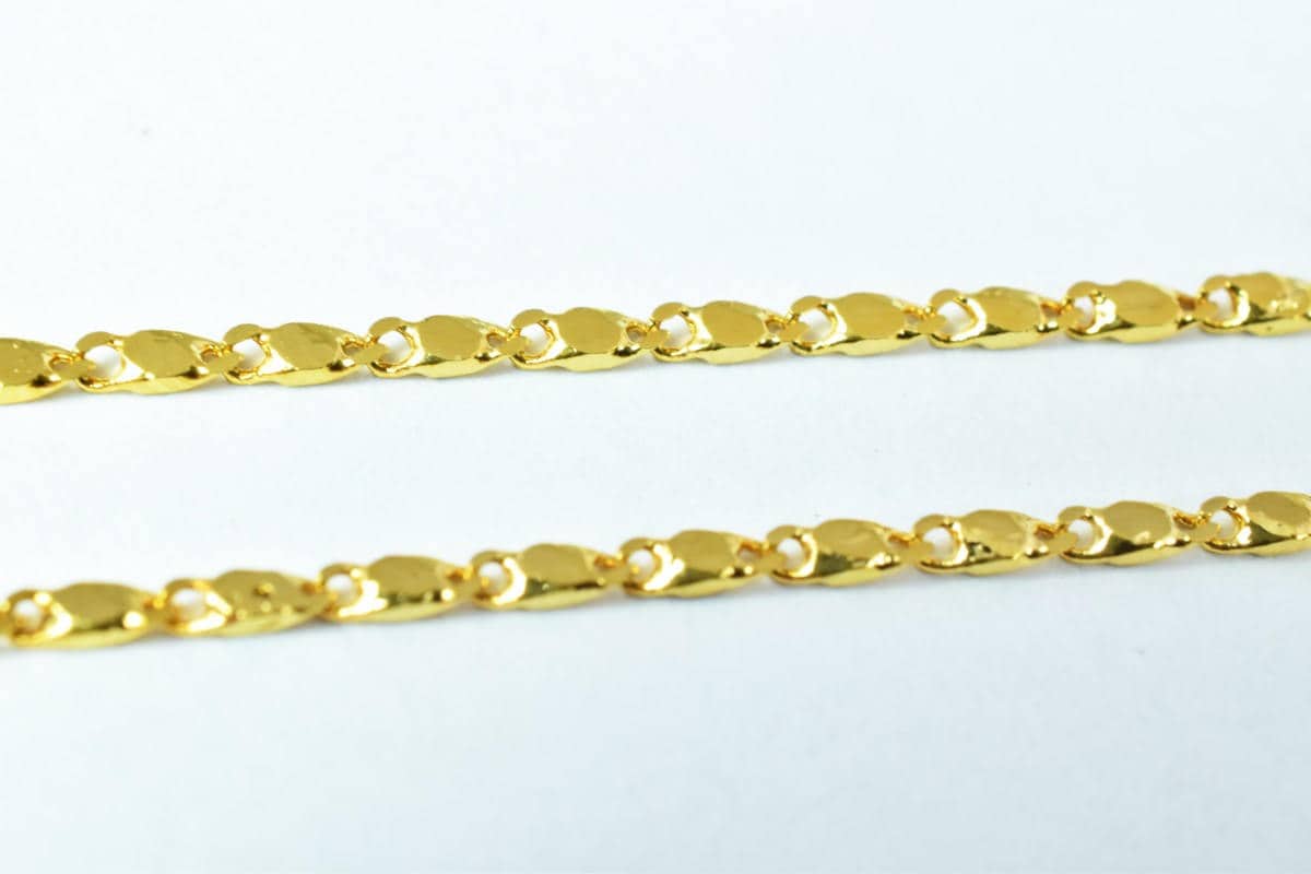 gold filled EP tarnish resistant Chain 18KT gold filled tarnish resistant Size 17.5" Inches Long 1.5mm Width Item #CG205
