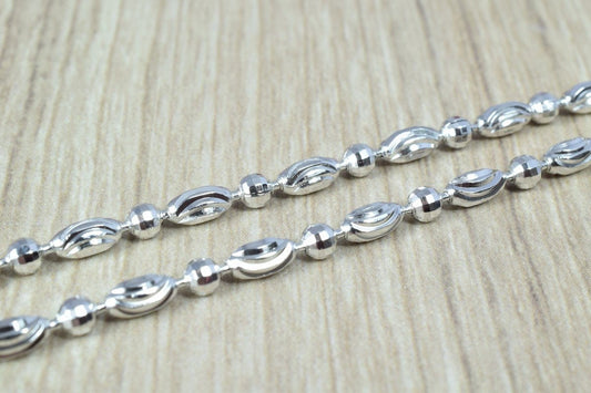 Rhodium Filled White Gold Filled Chain 17" Inch CS9 Item#080404701840