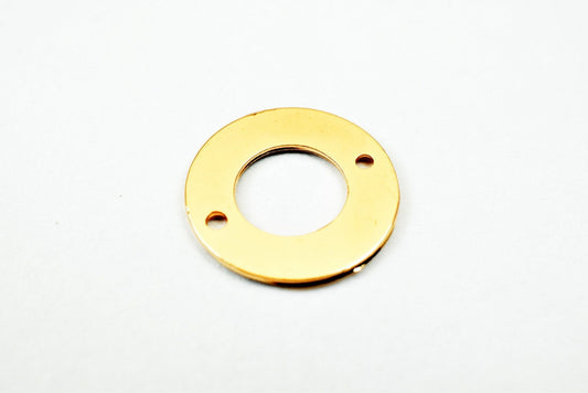 6 PCs Dainty Thin 18K Pinky Gold Filled EP tarnish resistant Plain Disc Connector Size 10mm Thickness 0.5mm For Jewelry Making DGF06