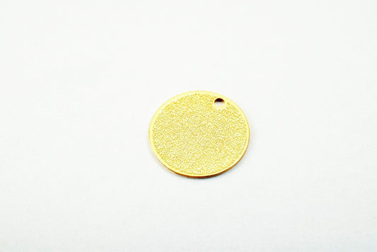6 PCs Dainty Thin 18K Pinky as Gold Filled tarnish resistant Stardust Tag Charm Pendant Size 12mm Thickness 0.5mm For Jewelry Making DGF07