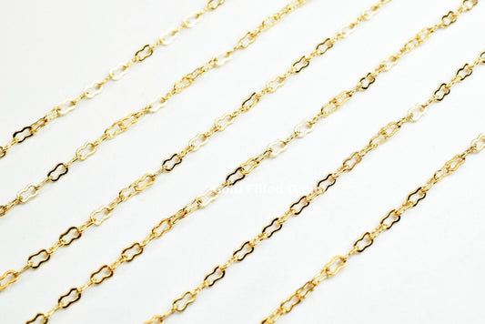 3 Foots 18K Gold Filled Chain Infinite Link Chain Width 2mm Thickness 0.5mm Gold-Filled finding for Gold Filled Jewelry Making GFC004 Etsy