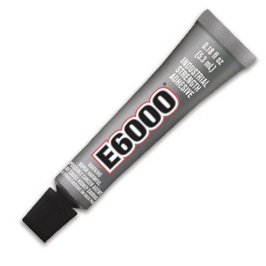 Clear E6000 5.3 ml Glue Ideal for bonding wood, fabric, leather, ceramic, glass, metal and more