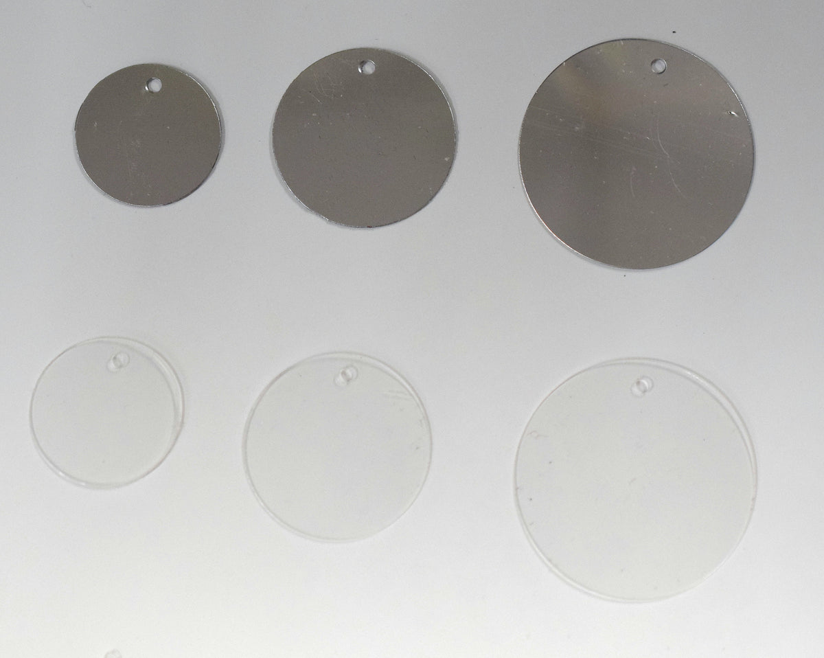 Flat Sequins Round/Loose Clear and Silver Chrome Wholesale Sequins Shimmering Sequin Apparel,Shoe Decor 15mm,20mm,25mm Hole in top .