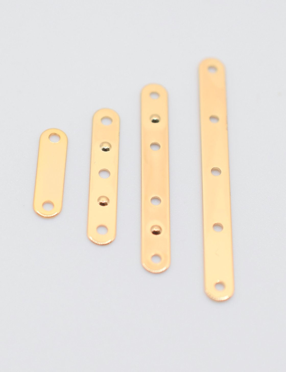 18K Gold Filled Spacer Bars - Multi-Line Jewelry Connectors for Layered Creations BeadsFindingDepot
