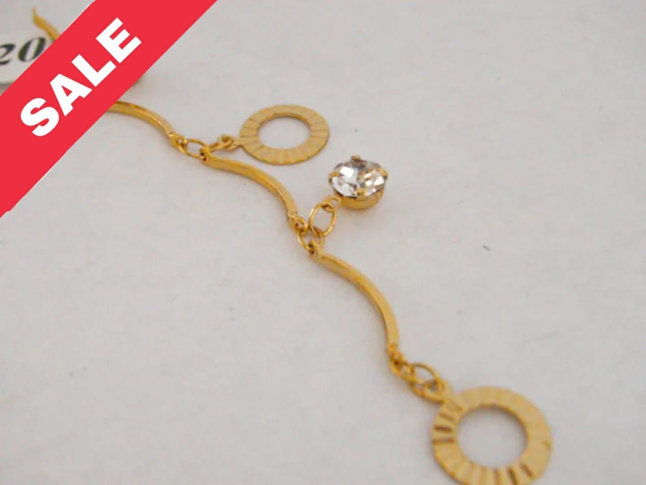 1.25mm Gold Plated* tarnish resistant Chain 18KGF GFC020 Sold by Foot