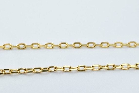 18k gold filled EP chain 18.5" inch cg149