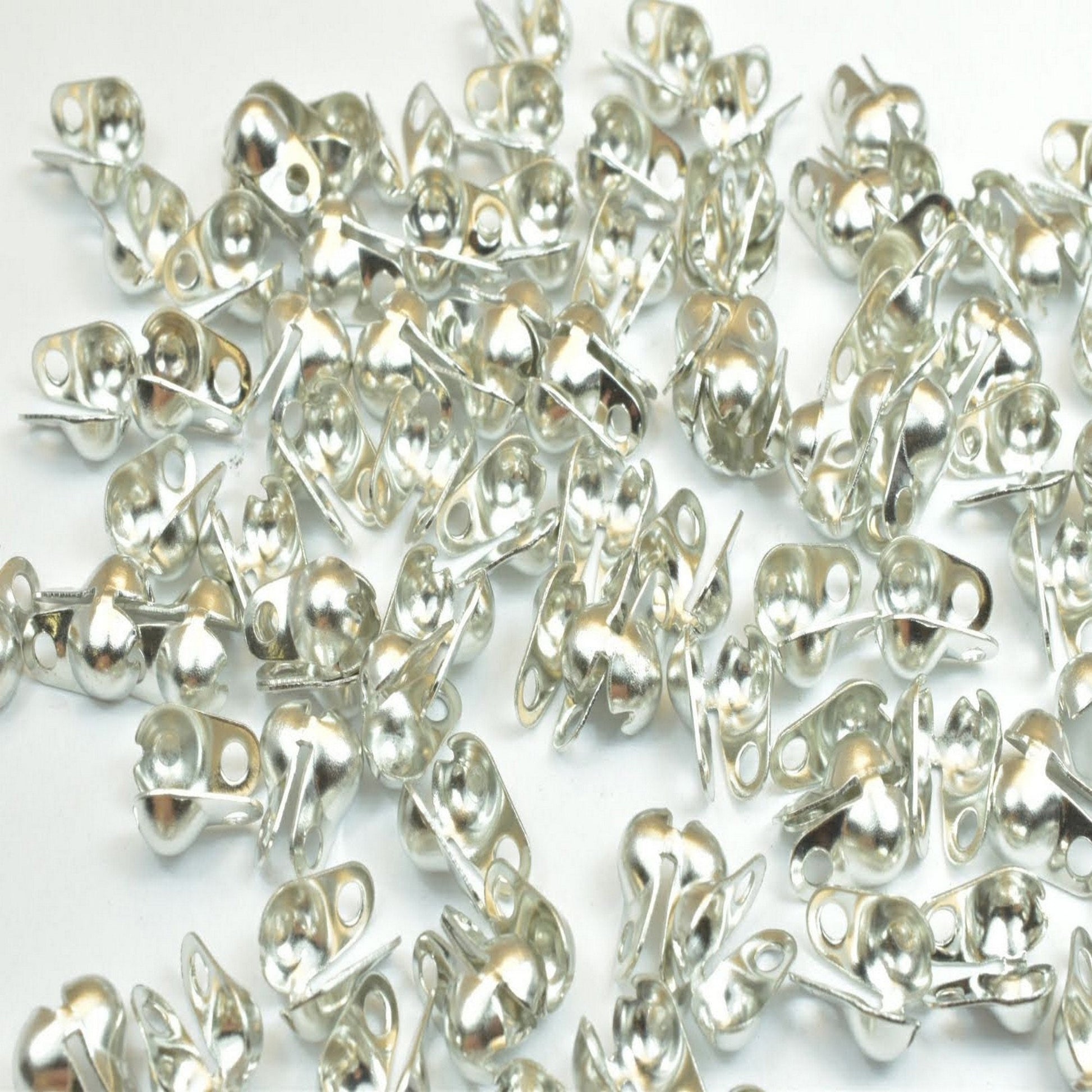 Ball chain crimp cover end tip beads size 1.5mm, 2.4mm, 3.2mm, 4mm for
