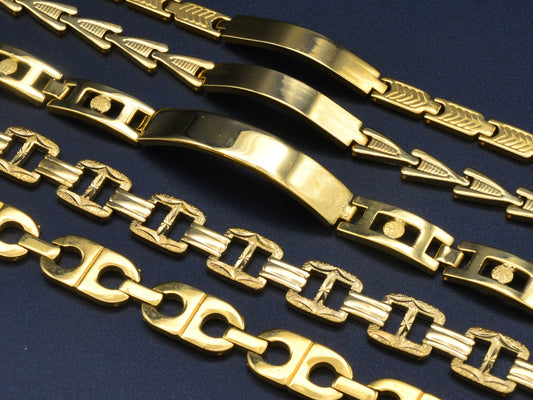 Women's/Men Gold Filled EP Bracelet Chain bohemian Bling for Jewelry Making tarnish resistant Women's/Men Gift
