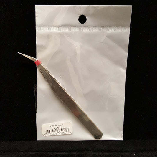 Curve Bent Tweezers 4 1/2" inches for Jewelry Supply Tools