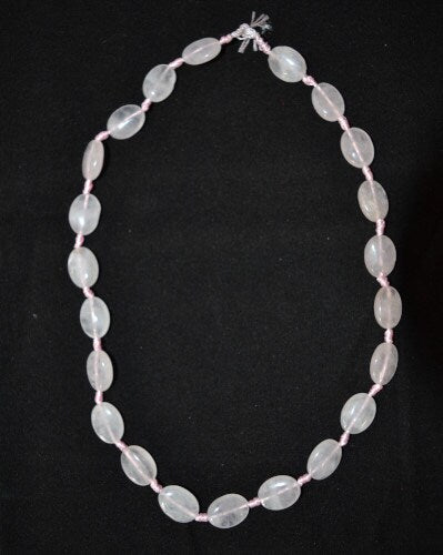 Oval Rose Quartz Gemstone Beads, Stone Beads