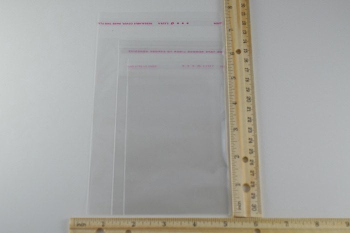 Wholesale HOT! Jewelry Clear Self Adhesive Seal Plastic Bags