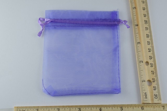 12 Organza Jewelry Gift Bags 3x4 for Jewelry, Party Wedding Favors,Colors