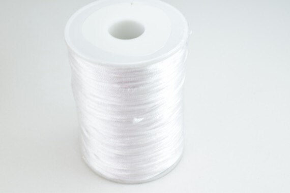 2mm Satin Nylon Cord 3 Colors for all your jewelry making