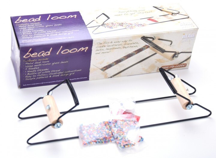 Beadsmith Bead Loom Kit for Beginners Tools, Includes Weave, Necklaces, Bracelets and More